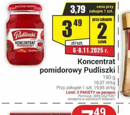 Delikatesy Sezam Koncentrat pomidorowy Pudliszki oferta