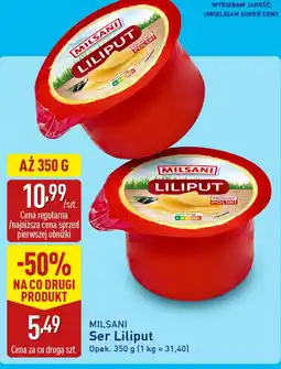 ALDI Ser Liliput 350 g Milsani oferta