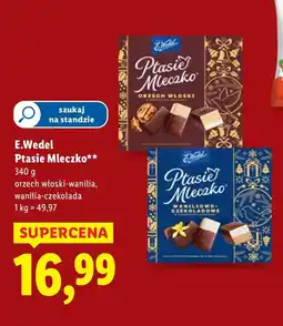 Lidl Czekolada Ptasie Mleczko E.Wedel oferta