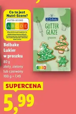 Lidl Lukier w proszku Belbake złoty, zielony lub czerwony oferta