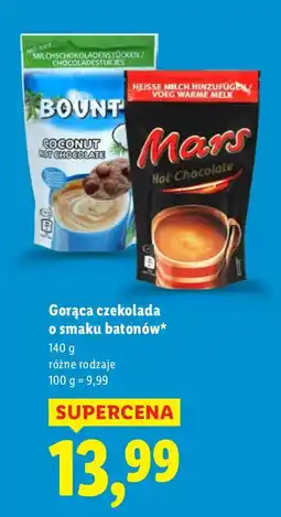 Lidl Czekolada Gorąca czekolada o smaku batonów, różne rodzaje Lidl oferta