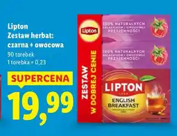 Lidl Herbata Lipton Zestaw herbat: czarna + owocowa oferta