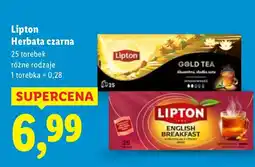 Lidl Herbata czarna Lipton Gold Tea, różne rodzaje oferta
