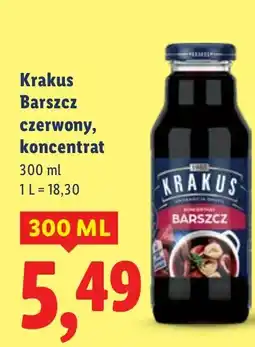 Lidl Barszcz czerwony koncentrat Krakus oferta