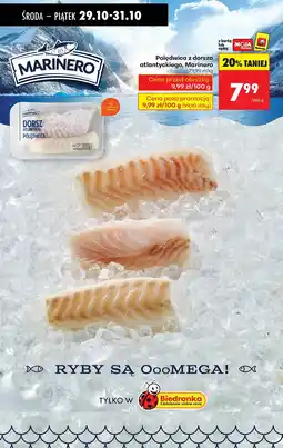 Biedronka Polędwica z dorsza atlantyckiego, Marinero oferta