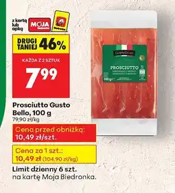 Biedronka Prosciutto Gusto Bello oferta