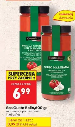 Biedronka Sos Gusto Bello, 600 g oferta