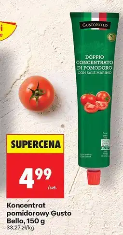 Biedronka Koncentrat pomidorowy Gusto Bello, 150 g oferta