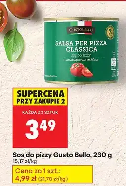 Biedronka Sos do pizzy Gusto Bello, 230 g oferta