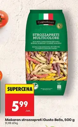 Biedronka Makaron strozzapreti Gusto Bello oferta