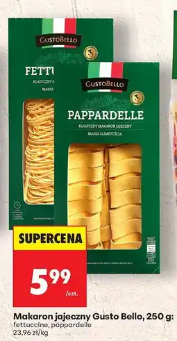 Biedronka Makaron jajeczny Gusto Bello, pappardelle oferta