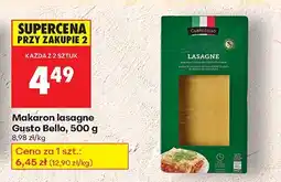 Biedronka Makaron lasagne Gusto Bello oferta