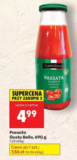 Biedronka Passata Gusto Bello, 690 g oferta