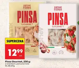 Biedronka Pinsa Gourmet, 230 g: z czosnkiem, pełnoziarnista 33Fine Foods oferta