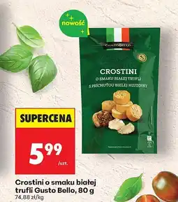 Biedronka Crostini o smaku białej trufli Gusto Bello, 80 g oferta