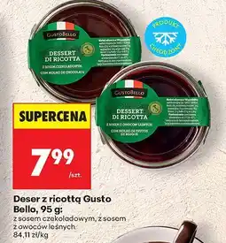 Biedronka Deser z ricottą Gusto Bello, 95 g oferta