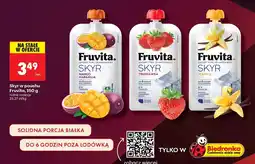 Biedronka Skyr w pouchu Fruvita wanilia, 150 g oferta