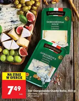 Biedronka Ser Gorgonzola Gusto Bello, 150 g pikantna, łagodna oferta