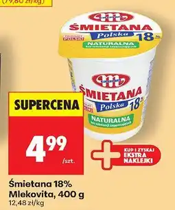 Biedronka Śmietana 18% Mlekovita, 400 g oferta