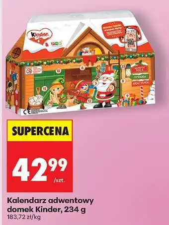 Kalendarz adwentowy domek Kinder, 234 g