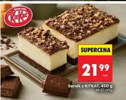 Biedronka Sernik z KITKAT oferta