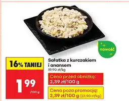 Biedronka Sałatka z kurczakiem i ananasem Biedronka oferta
