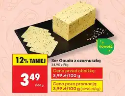 Biedronka Ser Gouda z czarnuszką Biedronka oferta