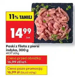 Biedronka Paski z fileta z piersi indyka, 300 g Biedronka oferta