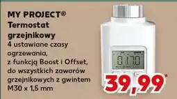 Kaufland Termostat grzejnikowy K-Classic Myproject oferta