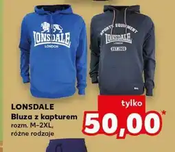 Kaufland Bluza z kapturem m-2xl Lonsdale oferta
