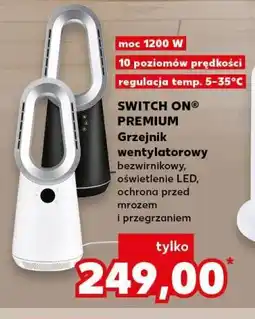 Kaufland Grzejnik wentylatorowy 1200w Switch On oferta
