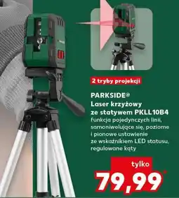 Kaufland Laser krzyżowy ze statywem pkll 10b4 Parkside oferta