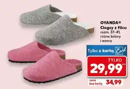 Kaufland Clogsy damskie filcowe 37-41 Oyanda oferta
