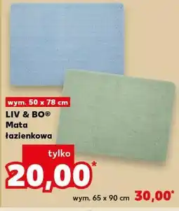 Kaufland Mata łazienkowa 65 x 90 cm Liv & Bo oferta