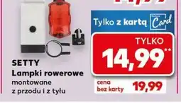 Kaufland Lampka rowerowa przednia Setty oferta