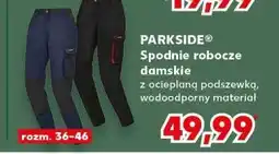 Kaufland Spodnie robocze Parkside oferta