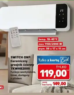Kaufland Grzejnik ścienny tkwhb2000 Switch On oferta