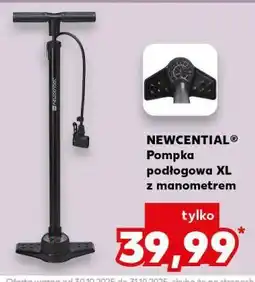Kaufland Pompka stojąca z manometrem Newcential oferta