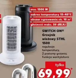 Kaufland Grzejnik wieżowy sthl 1500 Switch On oferta