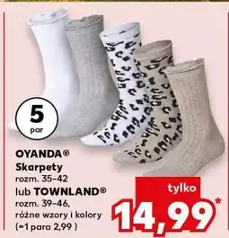 Kaufland Skarpety damskie 35-42 Oyanda oferta