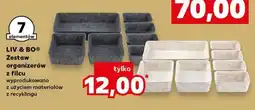 Kaufland Zestaw organizerów z filcu Liv & Bo oferta