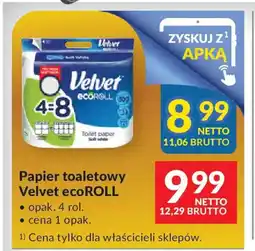 Makro Papier toaletowy velvet ecoroll oferta