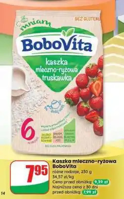 Dino Kaszka mleczno-ryżowa BoboVita oferta