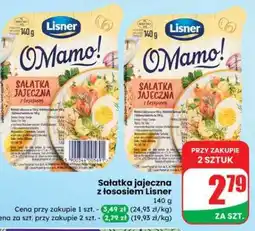 Dino Sałatka jajeczna z łososiem Lisner oferta