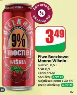 Dino Piwo Beczkowe Mocne Wiśnia oferta