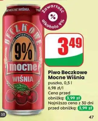 Dino Piwo Beczkowe Mocne Wiśnia oferta