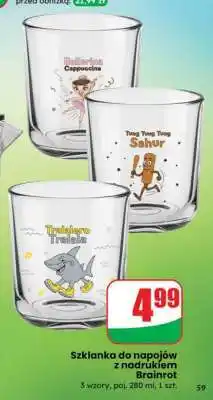 Dino Szklanka do napojów z nadrukiem Brainrot oferta