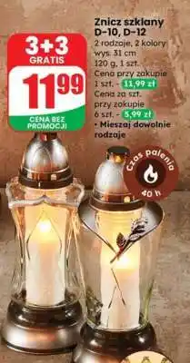 Dino Znicz szklany D-10, D-12 oferta