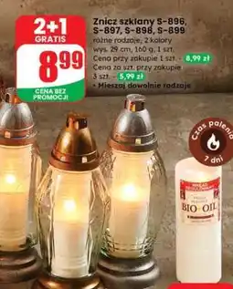 Dino Znicz szklany S-896, S-897, S-898, S-899 oferta