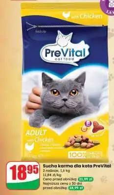 Dino Sucha karma dla kota PreVital oferta